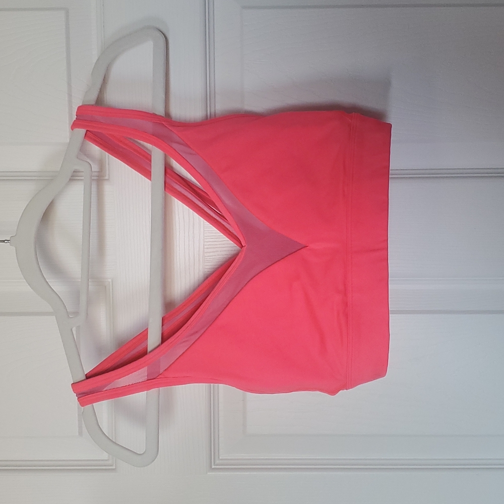 Lululemon Minimalist Bra Neon Pink Size 8 RARE - Picture 5 of 7